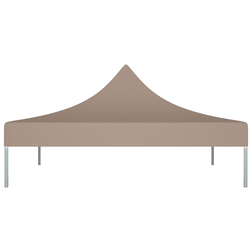 vidaXL Partytentdak 270 g/m² 3x3 m taupe