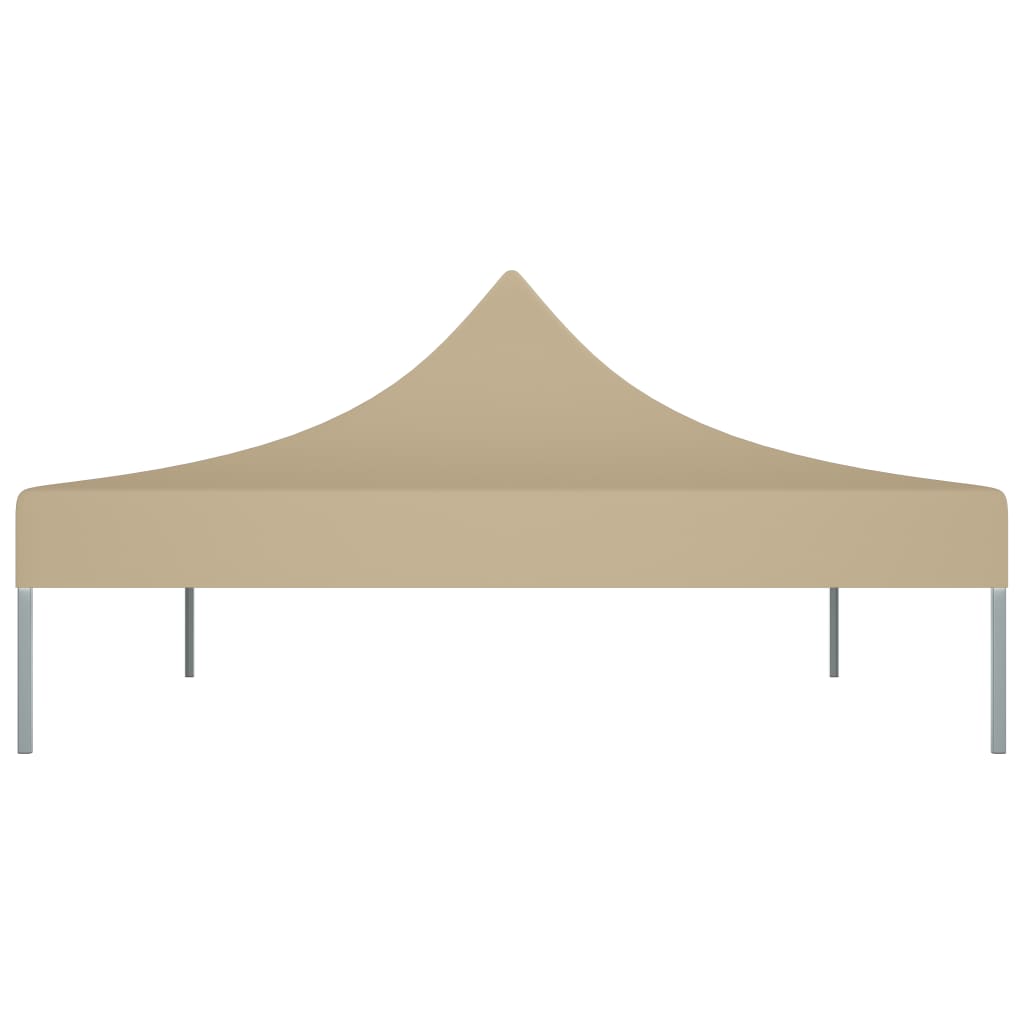 vidaXL Partytentdak 270 g/m² 4,5x3 m beige