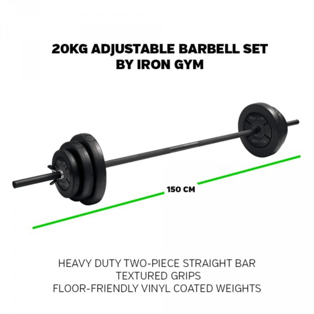 Iron Gym Aanpasbare halter set 20 kg IRG034
