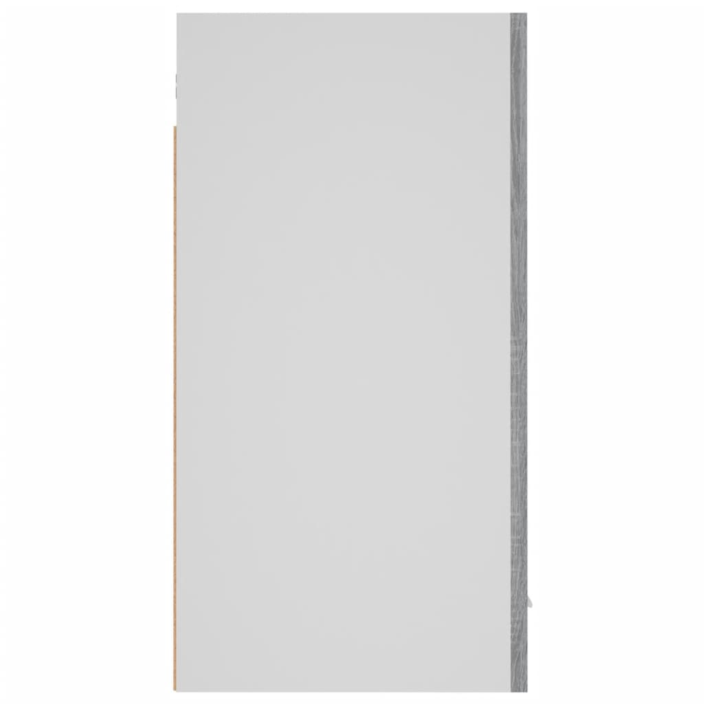 vidaXL Wandkast hangend 60x31x60 cm bewerkt hout grijs sonoma eiken