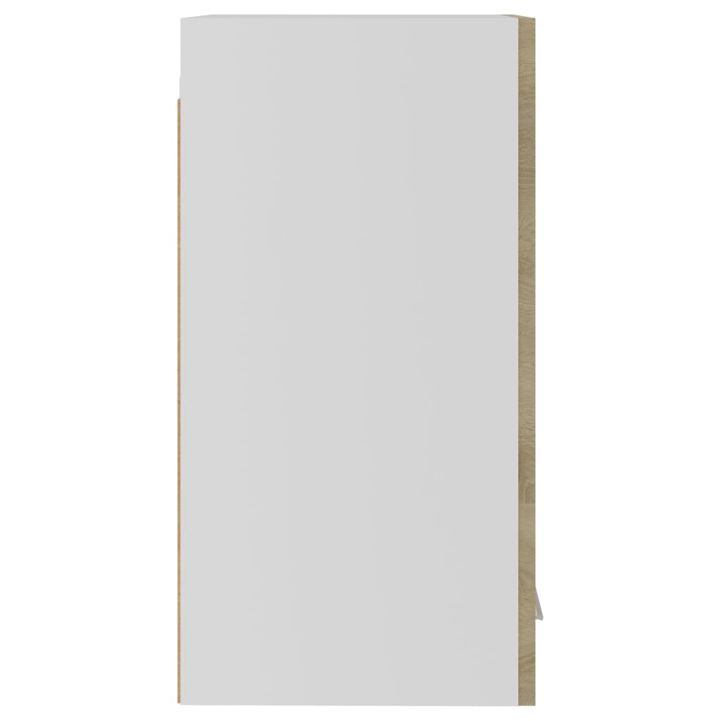 vidaXL Hangkast 29,5x31x60 cm bewerkt hout sonoma eikenkleurig