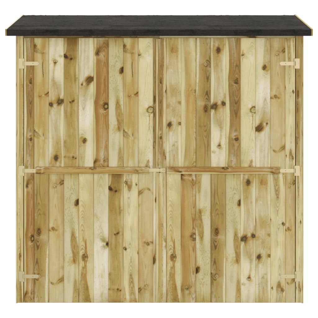 vidaXL Tuinschuur 182x76x175 cm geïmpregneerd grenenhout
