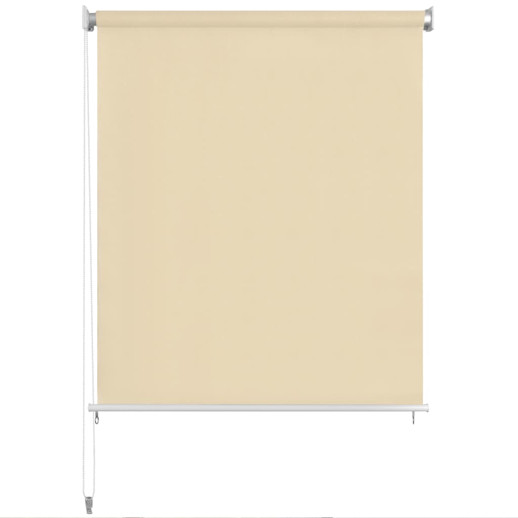 vidaXL Rolgordijn voor buiten 220x230 cm crème