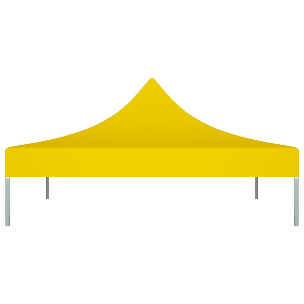 vidaXL Partytentdak 270 g/m² 3x3 m geel