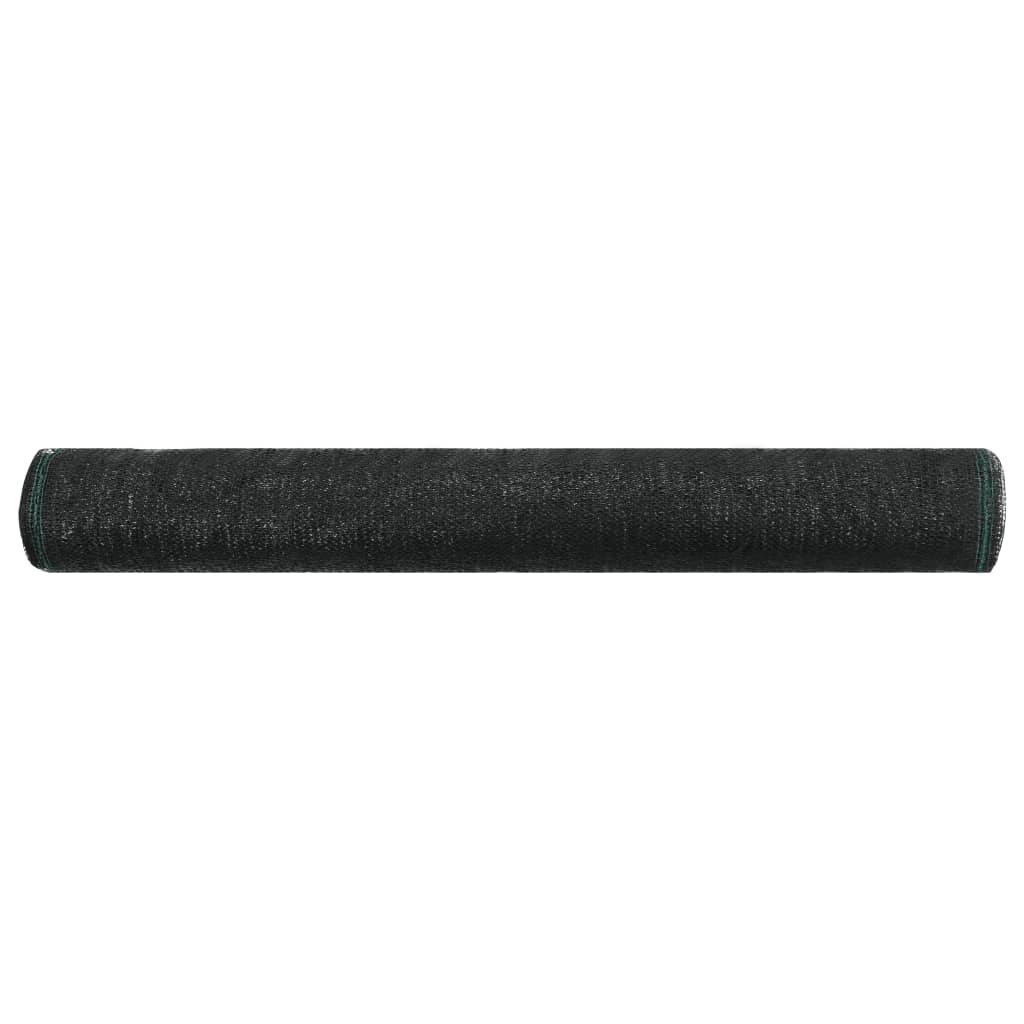 vidaXL Tennisscherm 2x100 m HDPE zwart