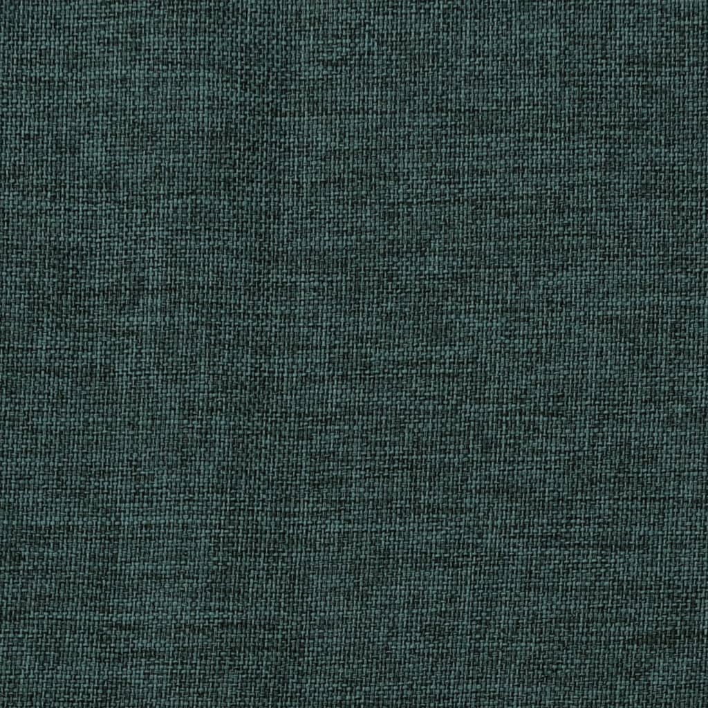 vidaXL Gordijnen linnen-look verduisterend haken 2 st 140x225 cm groen