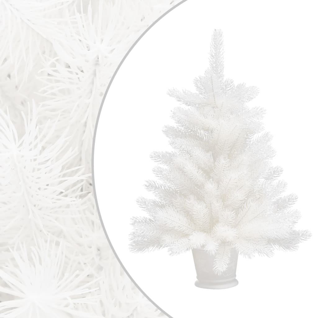 vidaXL Kunstkerstboom met verlichting 65 cm wit