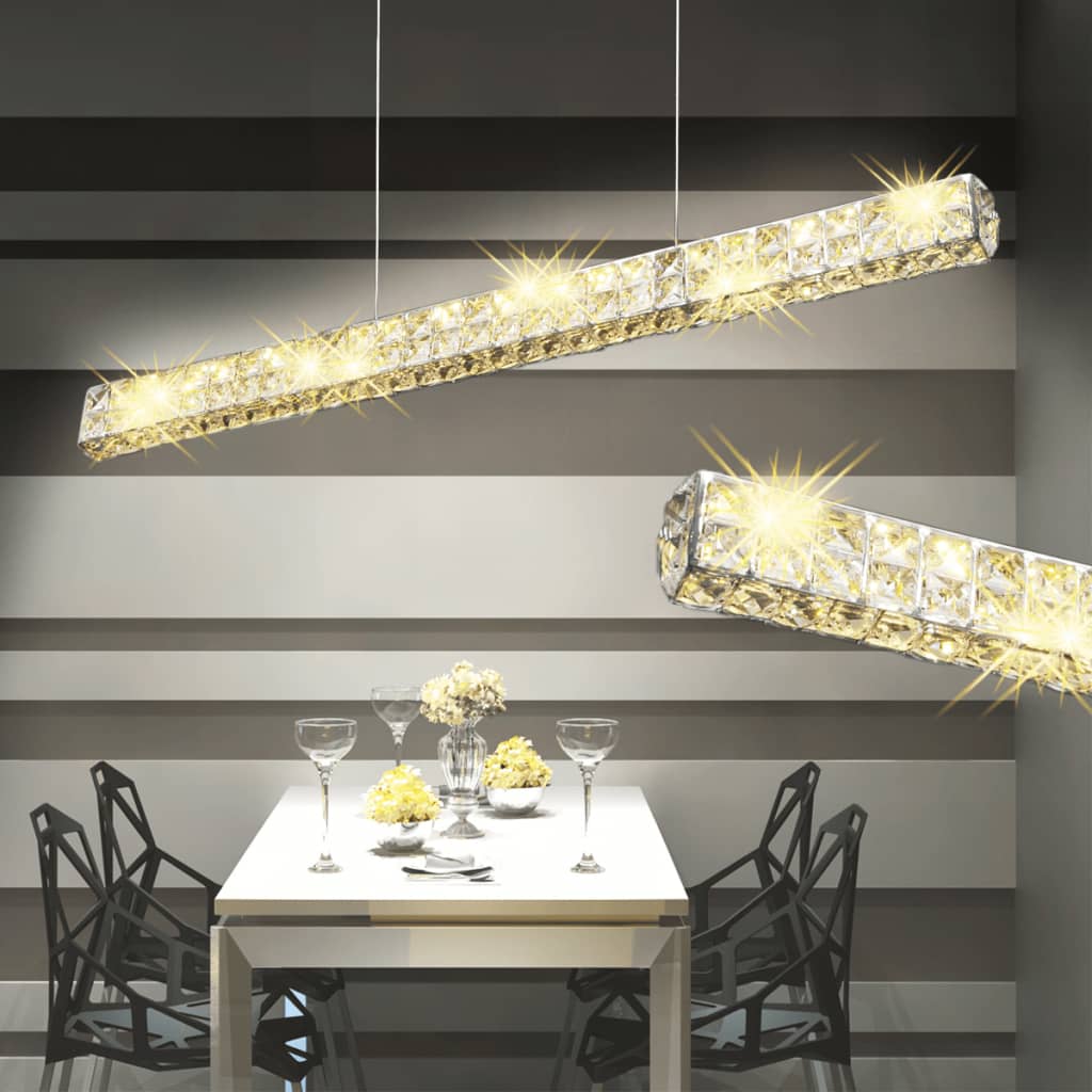 LED Hanglamp lange strook kristal 10 W