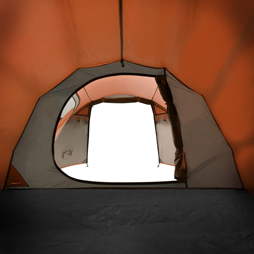 vidaXL Tunneltent 2-persoons waterdicht oranje