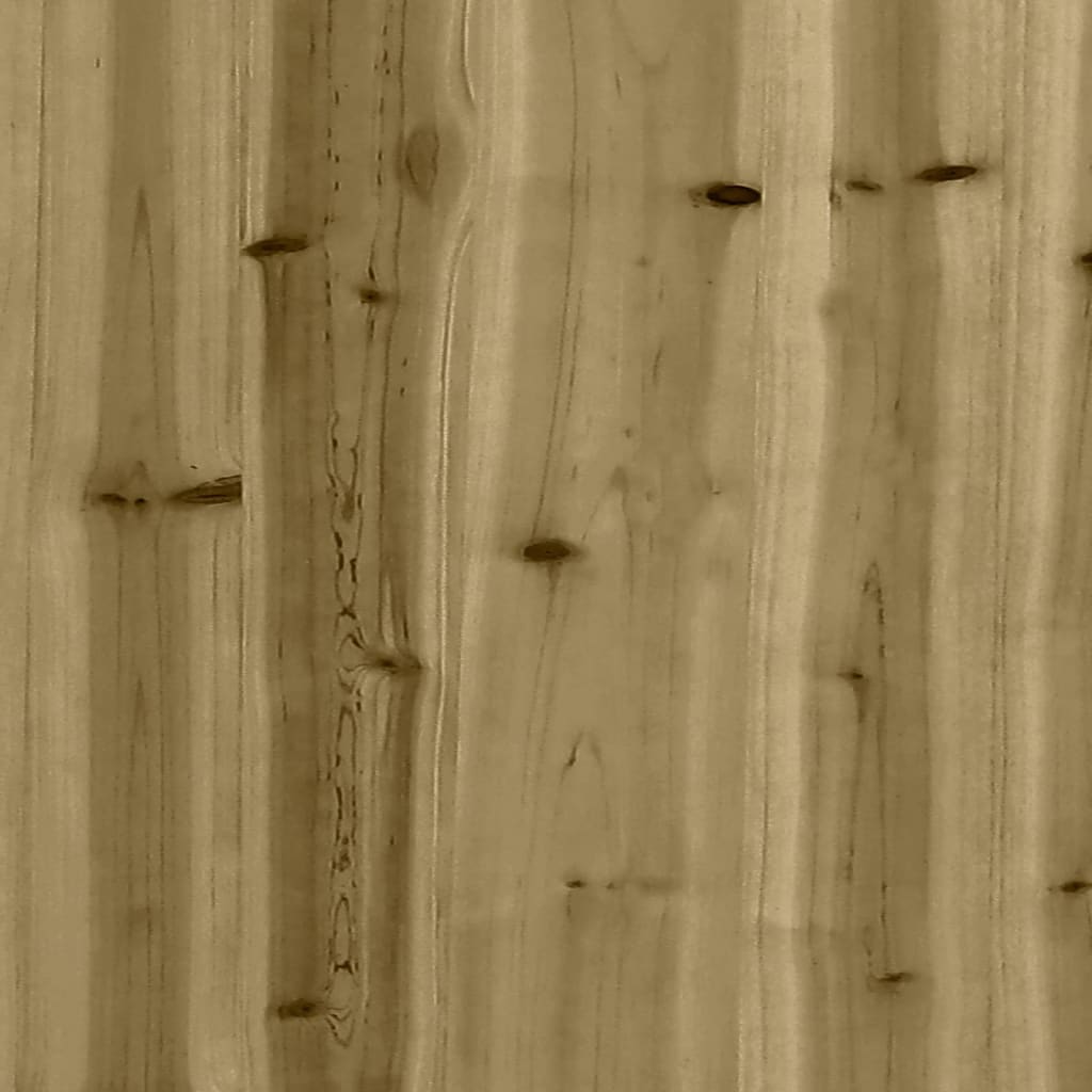 vidaXL 9-delige Loungeset met kussens geïmpregneerd grenenhout