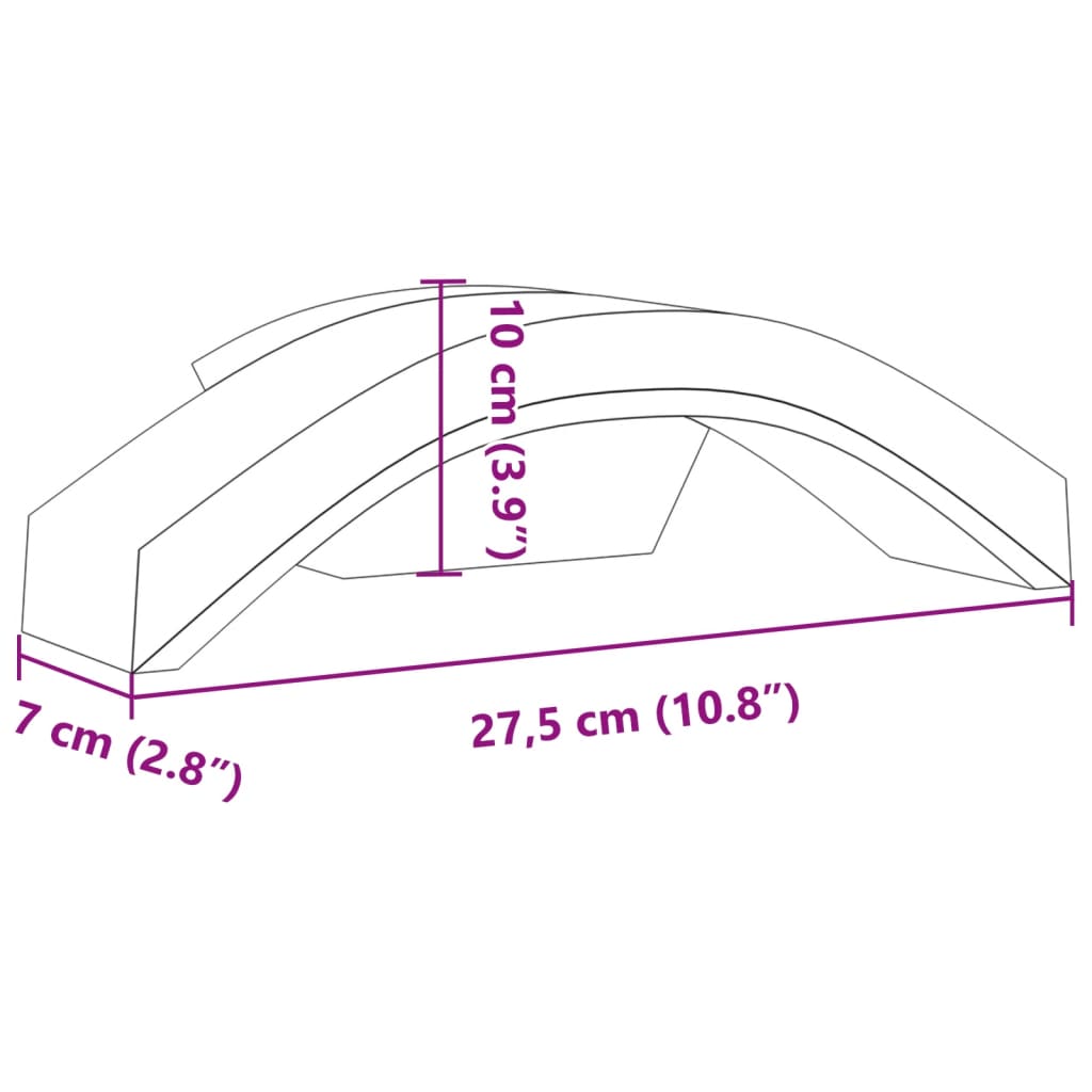 vidaXL Buitenwandlampen 2 st LED gegoten aluminium zwart