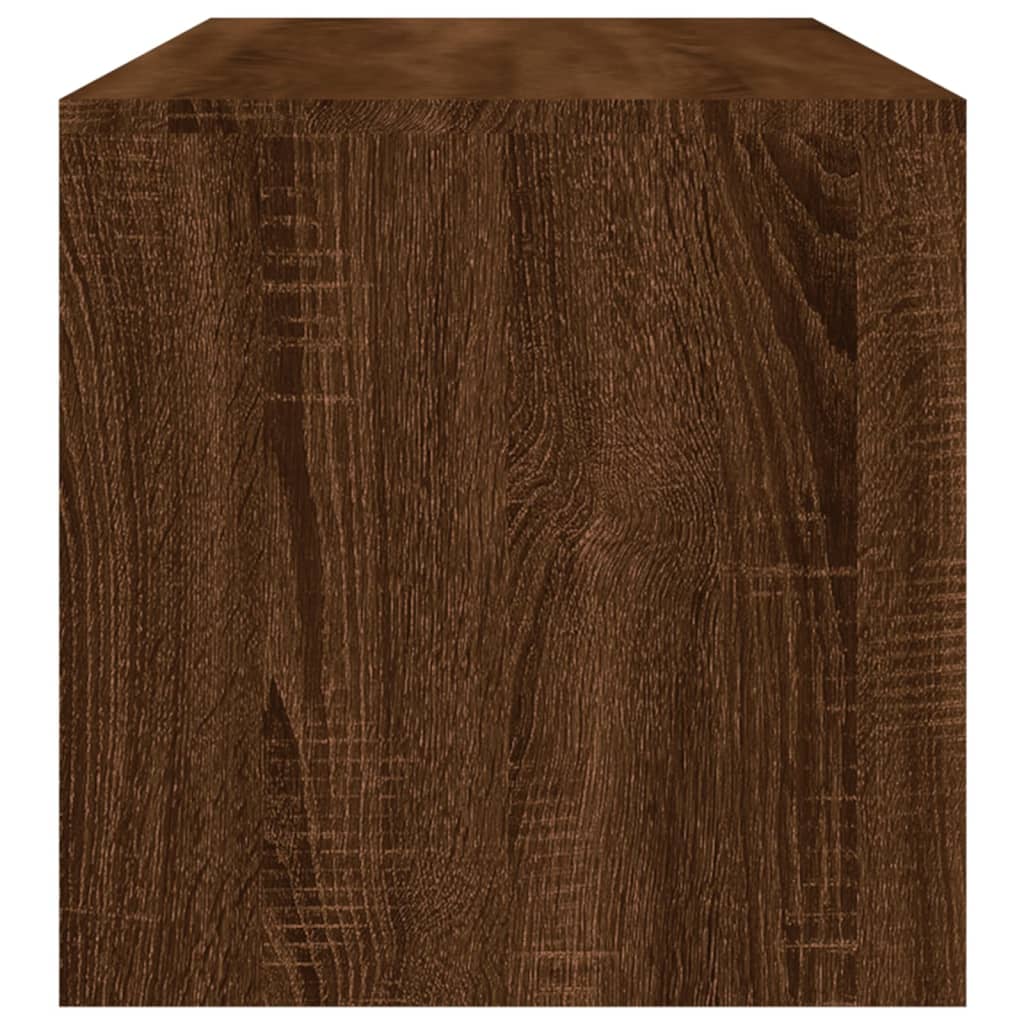 vidaXL Salontafel 100x40x40 cm bewerkt hout bruin eikenkleur
