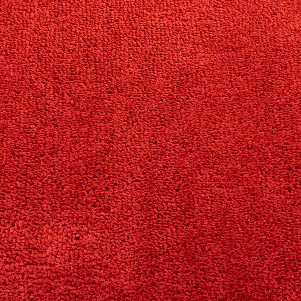 vidaXL Vloerkleed OVIEDO laagpolig 80x150 cm rood