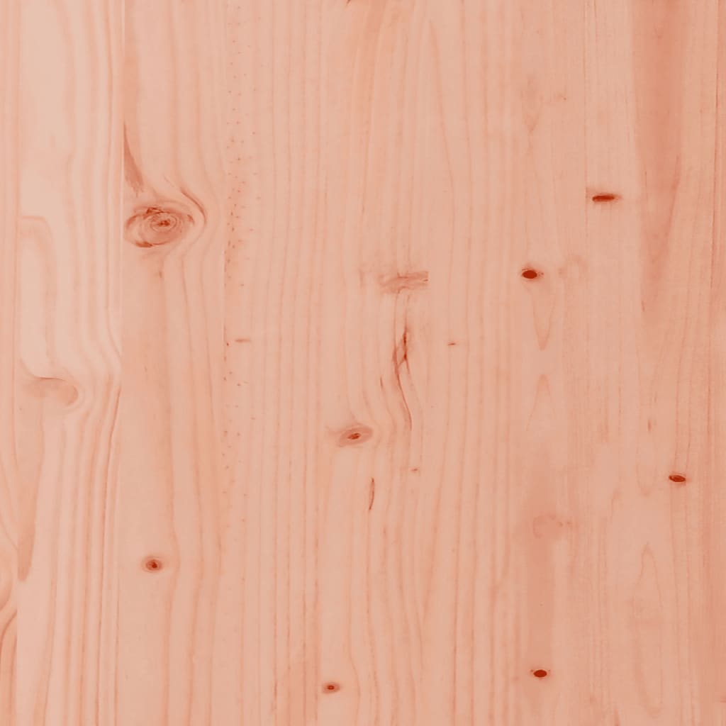 vidaXL Ligbedden 2 st met tafeltje massief grenenhout douglashout