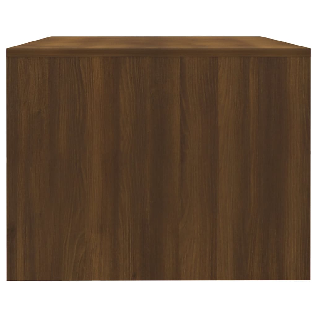 vidaXL Salontafel 102x55x42 cm bewerkt hout bruineikenkleurig