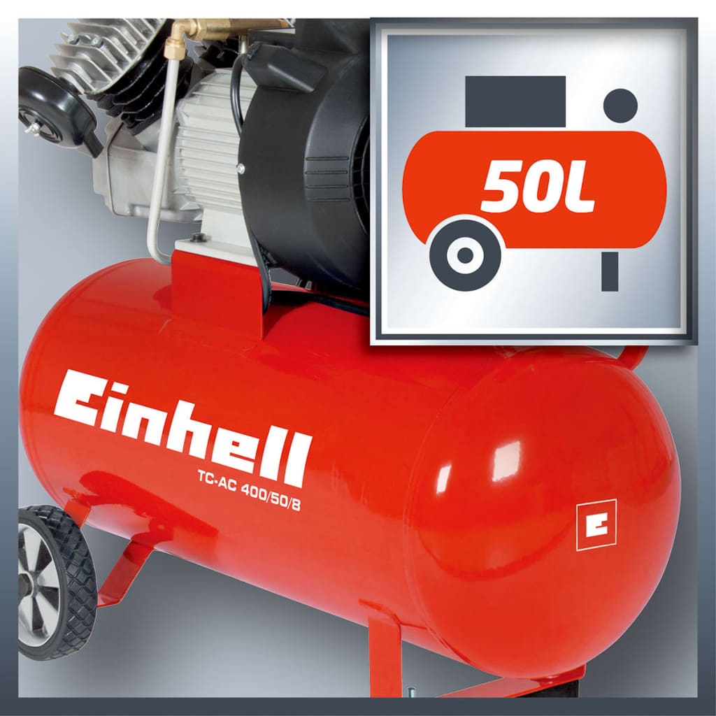 Einhell compressor 50 L TC-AC 400/50/8