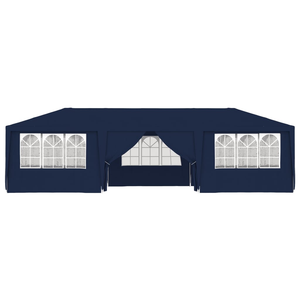 vidaXL Partytent met zijwanden professioneel 90 g/m² 4x9 m blauw