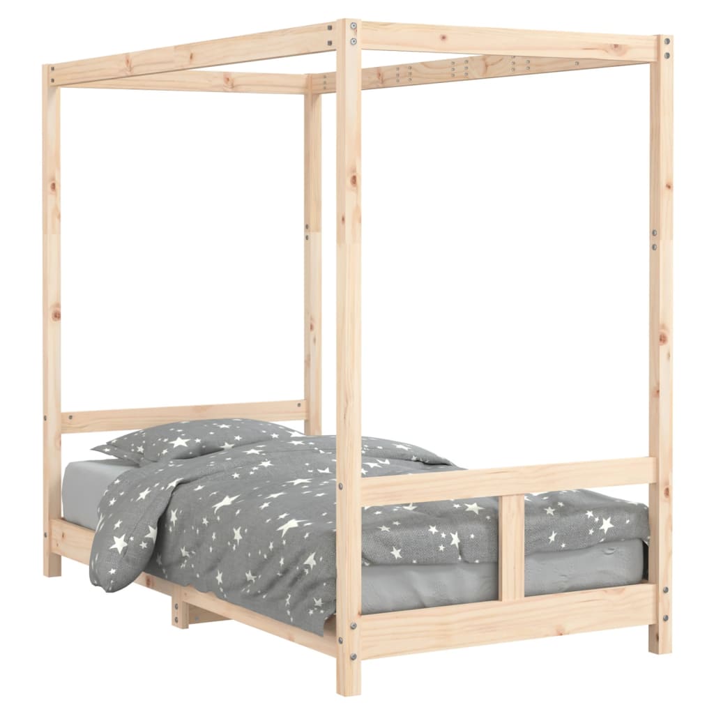 vidaXL Kinderbedframe 80x160 cm massief grenenhout