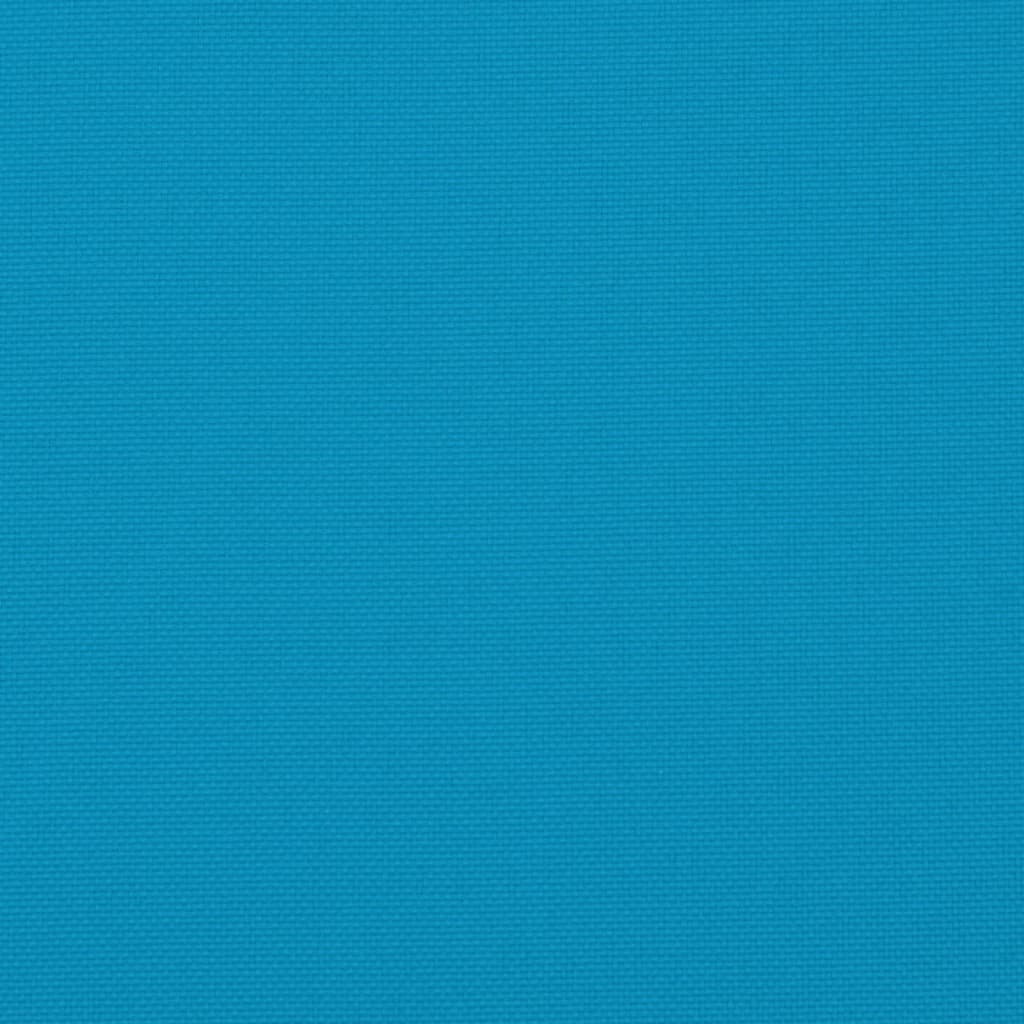 vidaXL Tuinstoelkussens 2 st 50x50x3 cm stof blauw