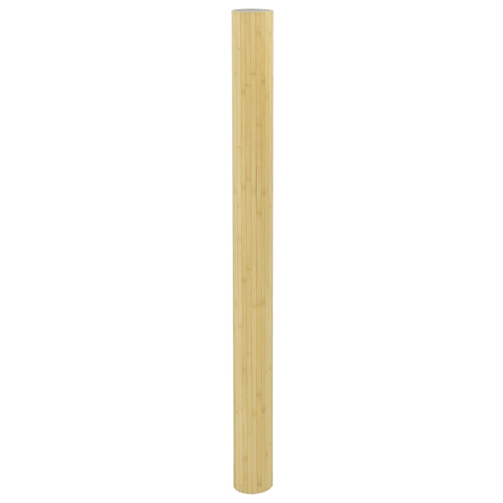 vidaXL Kamerscherm 165x400 cm bamboe lichtnaturel