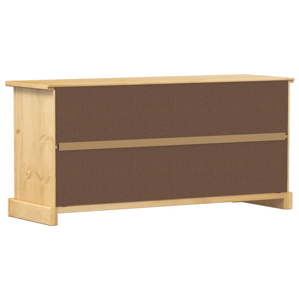 vidaXL Schoenenkast Corona 99x32x47 cm massief grenenhout