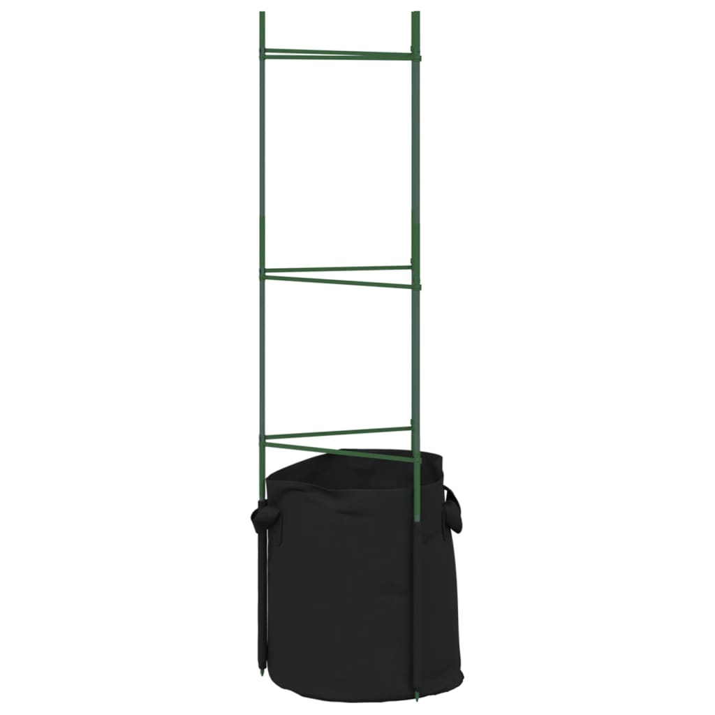 ThxToms 4 stuks tuinrankhulp van metaal, kern 160 cm met 60