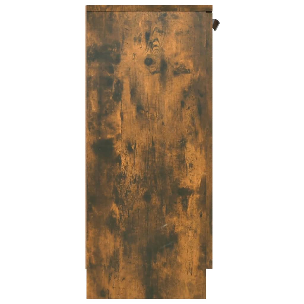 vidaXL Dressoir 60x30x70 cm bewerkt hout gerookt eikenkleurig