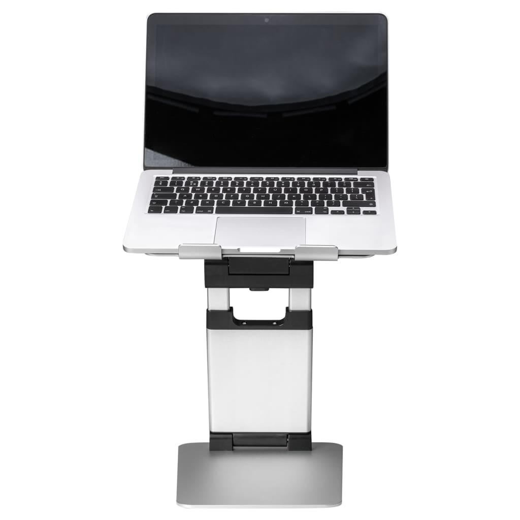 ErgoLine Laptopstandaard Tall verstelbaar 28x28x10 cm zilverkleurig