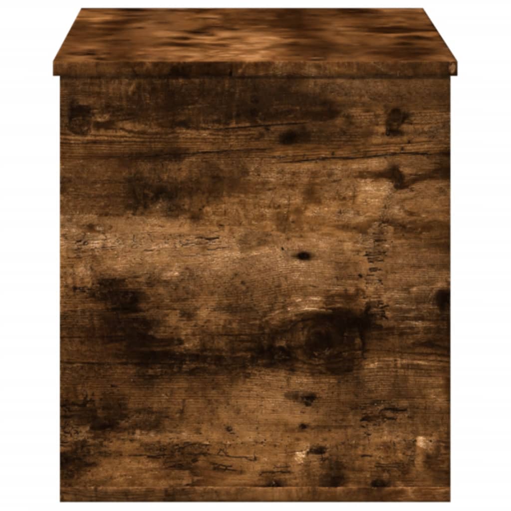 vidaXL Opbergbox 100x42x46 cm bewerkt hout gerookt eikenkleurig