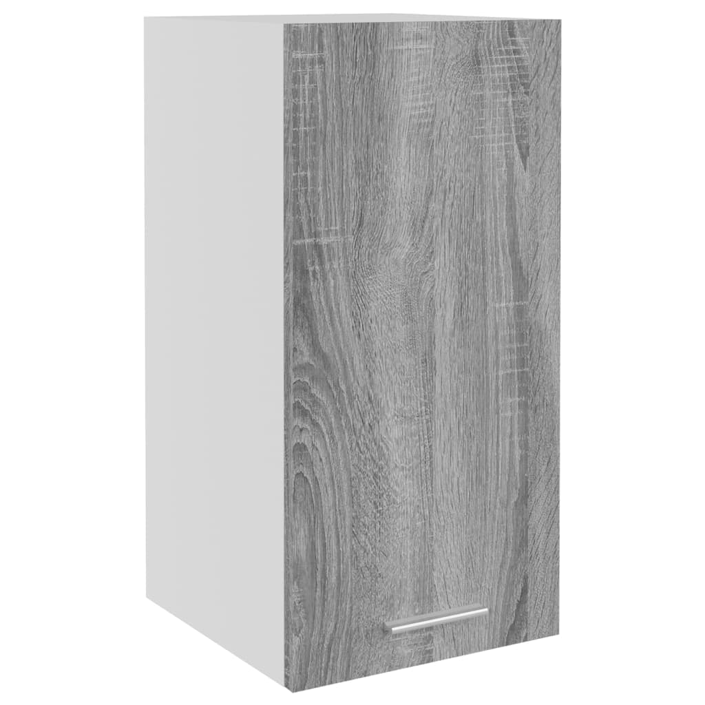 vidaXL Hangkast 29,5x31x60 cm bewerkt hout grijs sonoma eikenkleurig