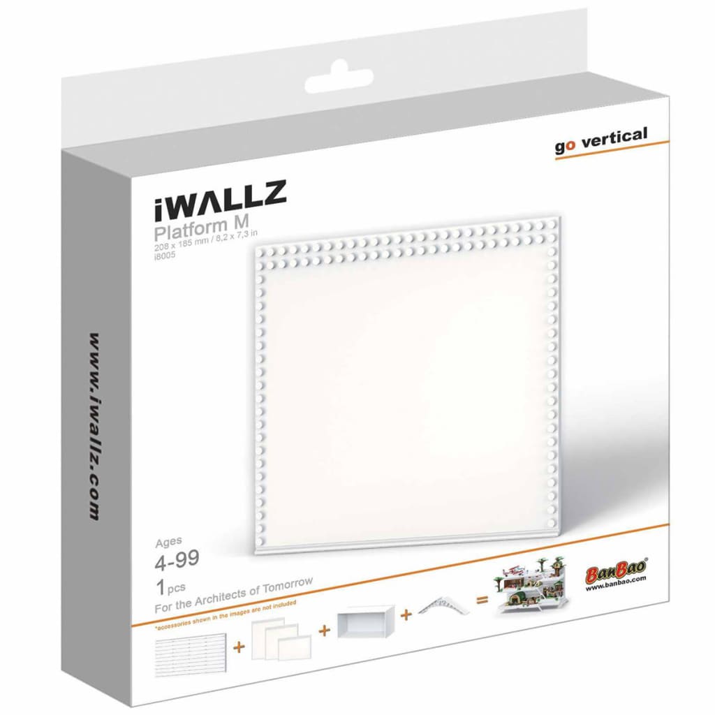 iWALLZ Platform set wit 3-delig i8025