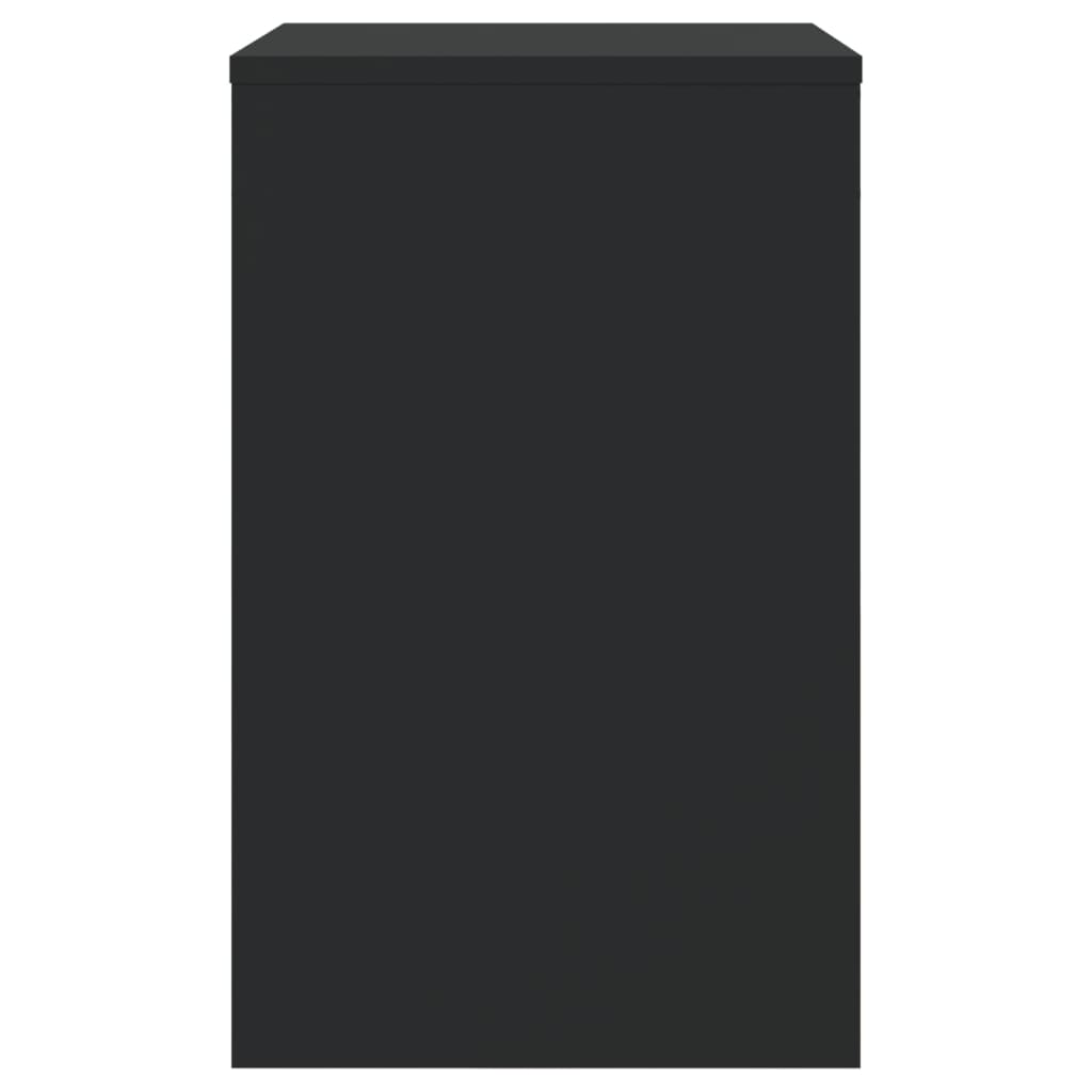 vidaXL 3-delige Tafeltjesset bewerkt hout zwart