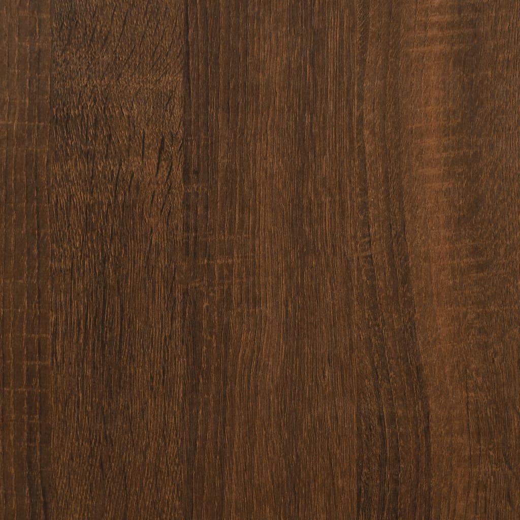 vidaXL Wandtafel 150x29x76,5 cm bewerkt hout bruin eikenkleur