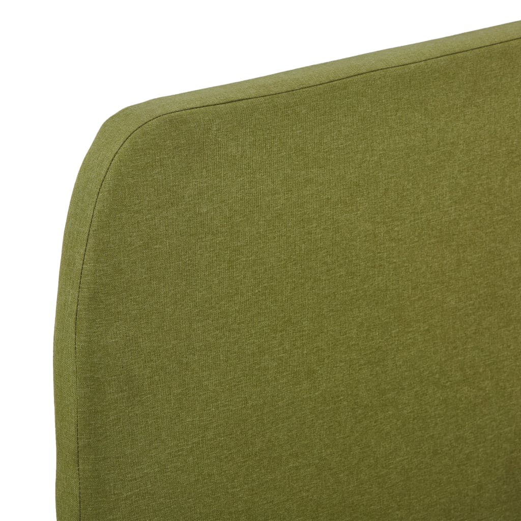 vidaXL Bedframe stof groen 120x200 cm