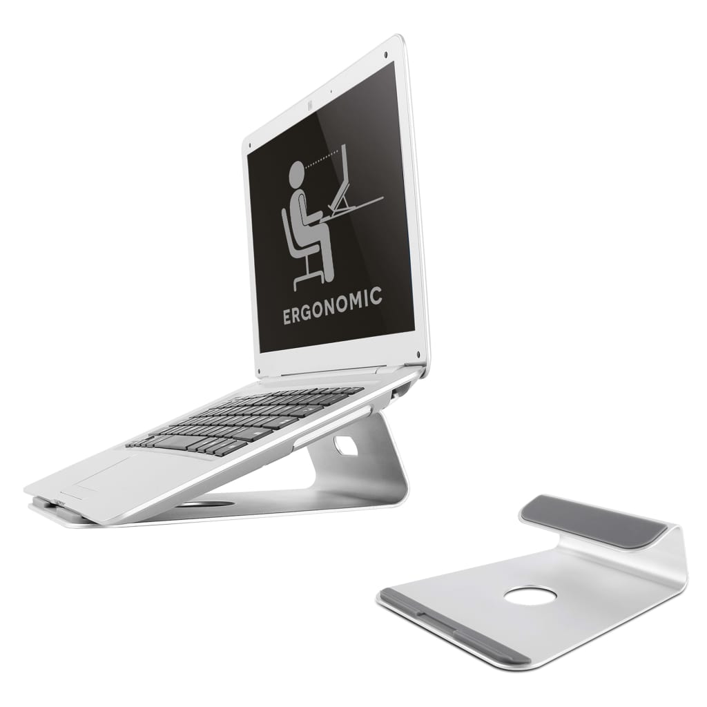 NewStar Laptopstandaard verhoogd 10"-17" aluminium