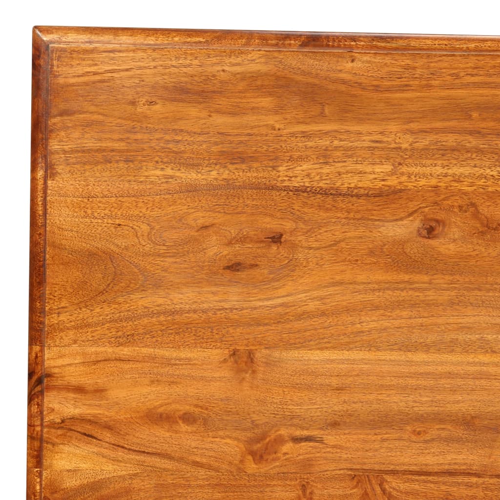 vidaXL Eettafel 180x90x76 cm massief hout met honingafwerking