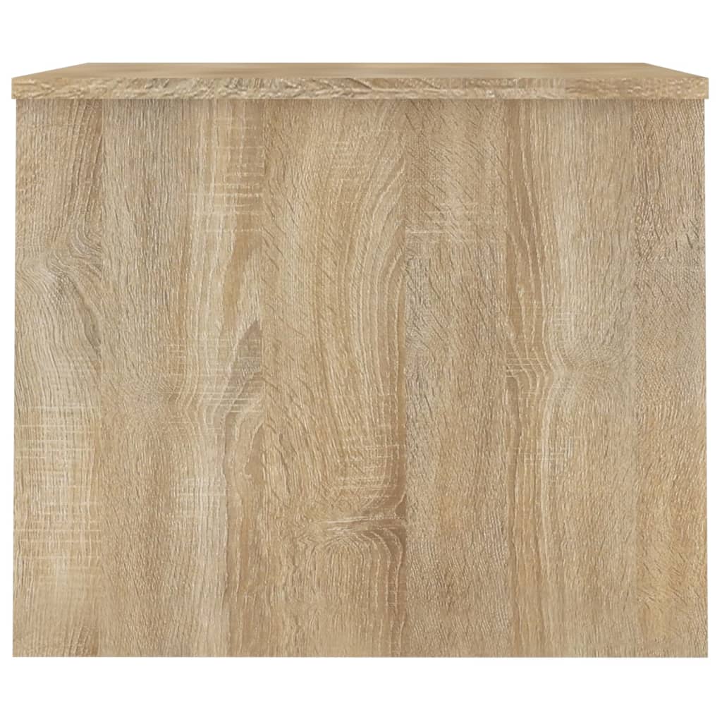 vidaXL Salontafel 80x50,5x41,5 cm bewerkt hout sonoma eikenkleurig