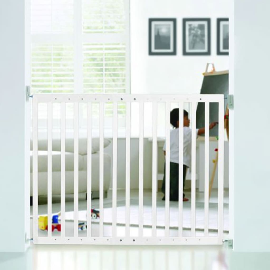 Mac Lean Babyveiligheidshekje 64-100 cm hout wit
