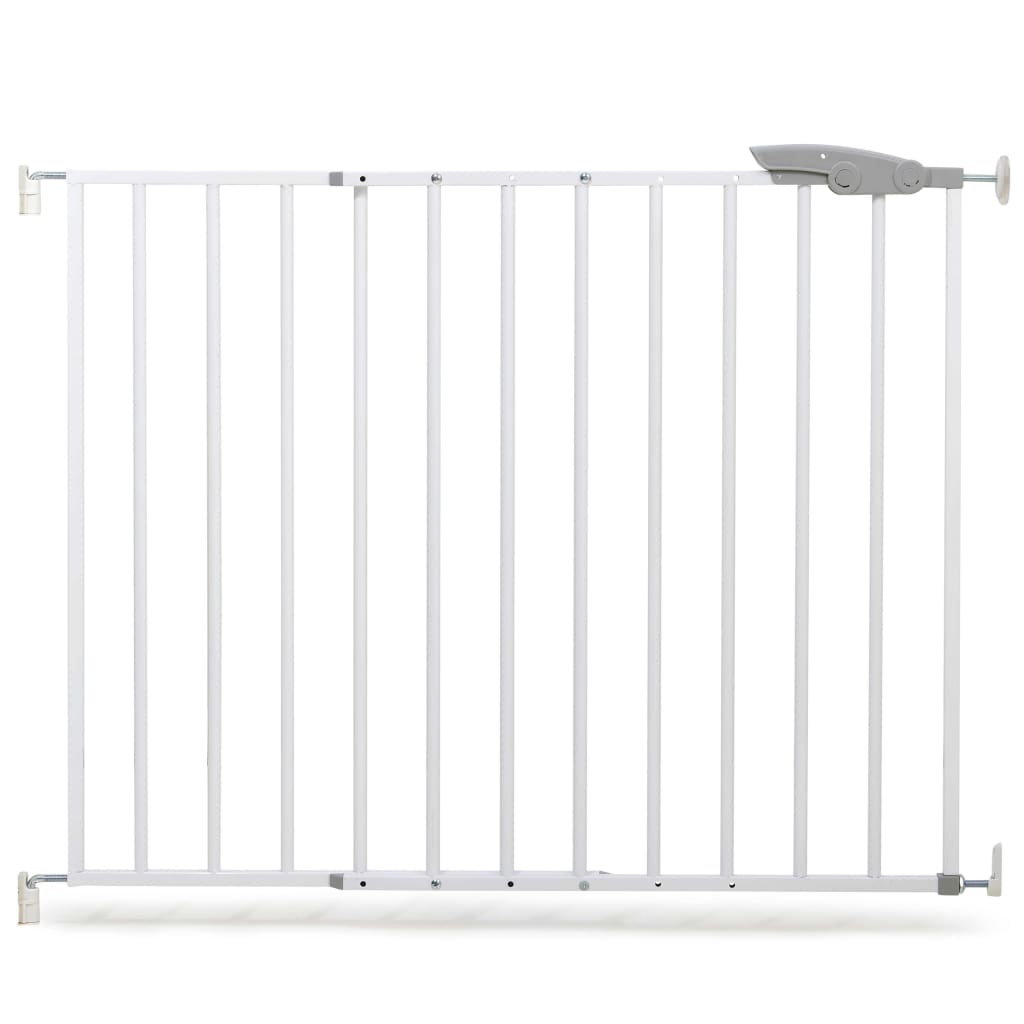 Fenss Veiligheidshekje Oslo 73-107 cm metaal wit 64633