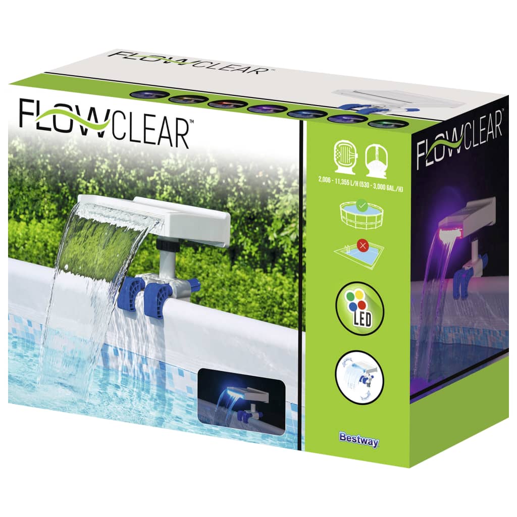 Bestway Flowclear Waterval LED rustgevend