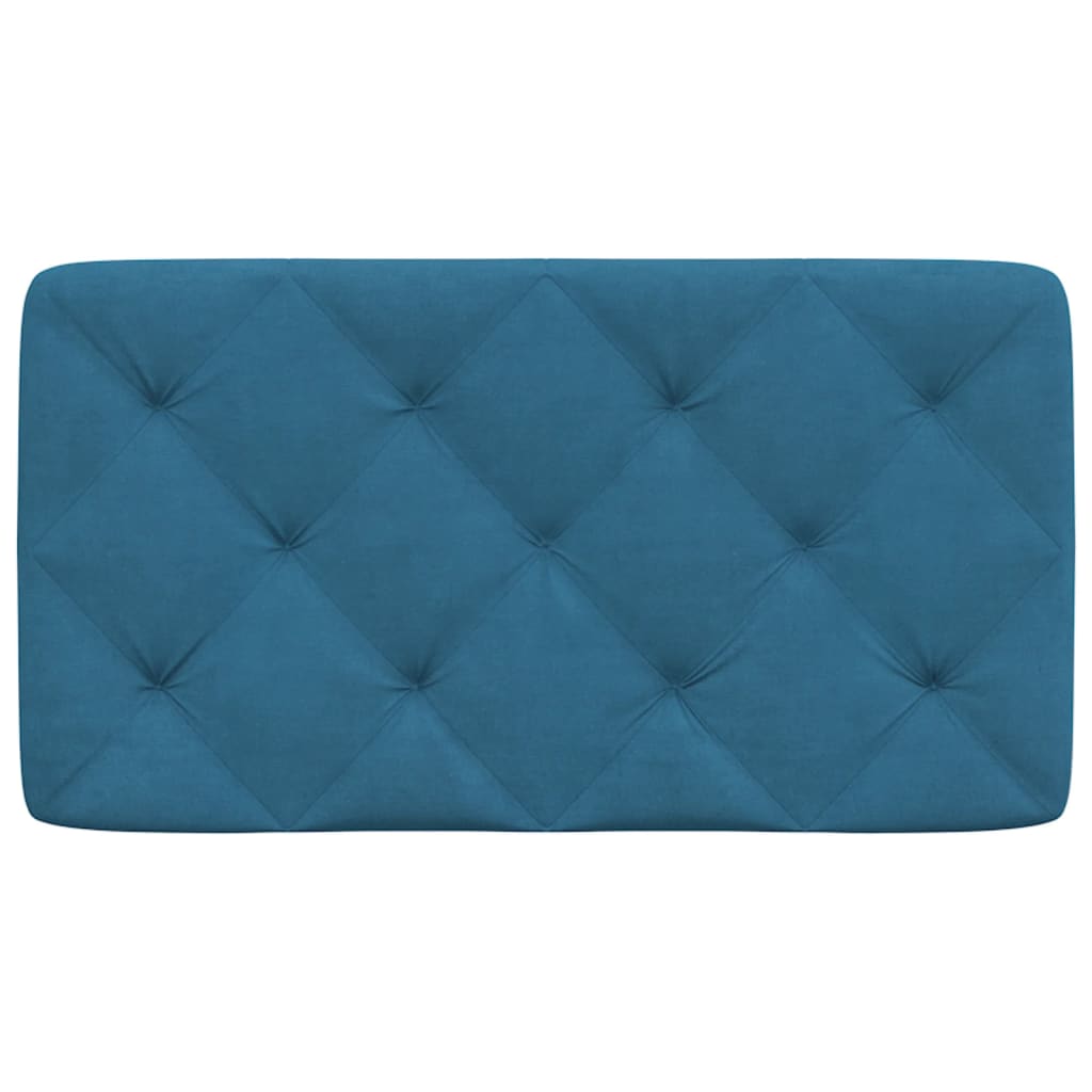 vidaXL Hoofdbordkussen 80 cm fluweel blauw