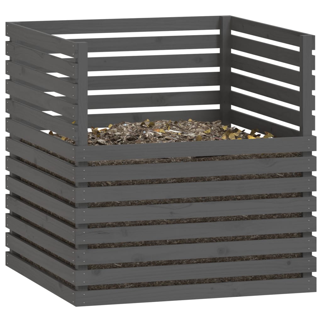 vidaXL Compostbak 100x100 cm gegalvaniseerd staal, compost, compostmand, compostvat, composttrommel, compost bak, composteren, composttrommels