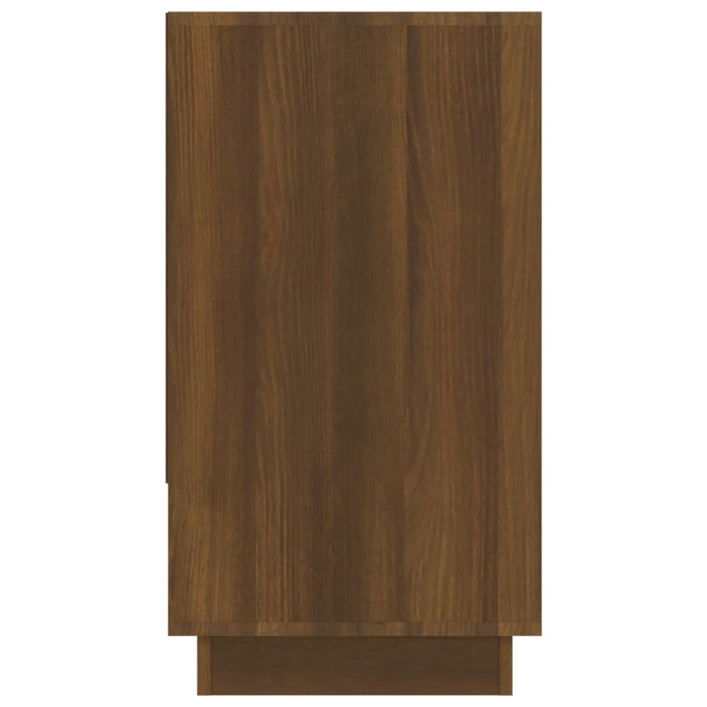 vidaXL Dressoir 70x41x75 cm bewerkt hout bruin eikenkleur
