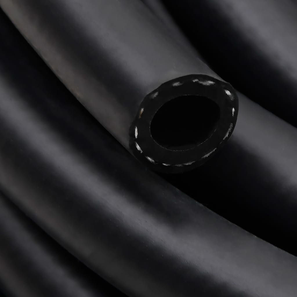 vidaXL Luchtslang hybride 0,6'' 10 m rubber en PVC zwart