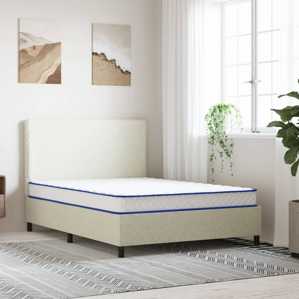 vidaXL Traagschuimmatras 140x190x17 cm wit