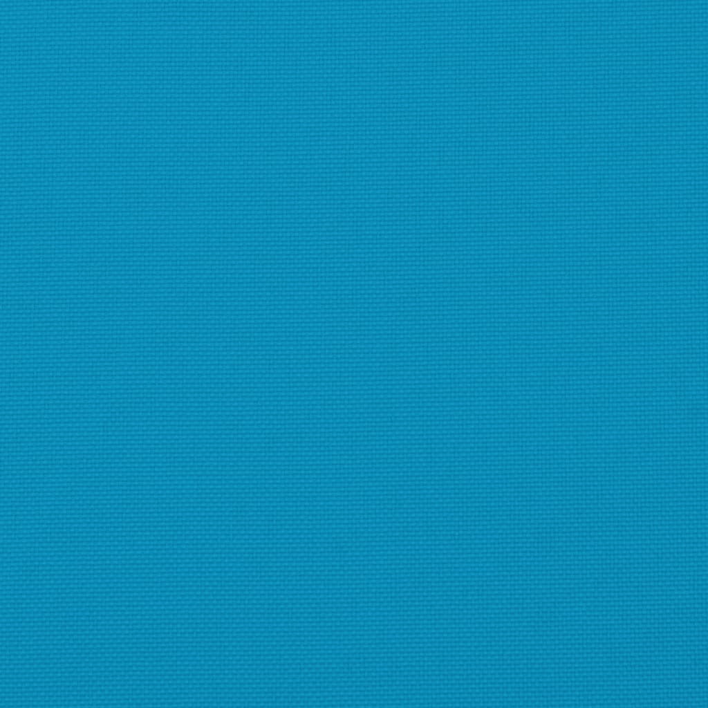 vidaXL Palletkussen 58x58x10 cm stof blauw