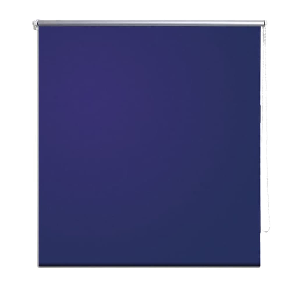 Rolgordijn verduisterend 40 x 100 cm marine / blauw
