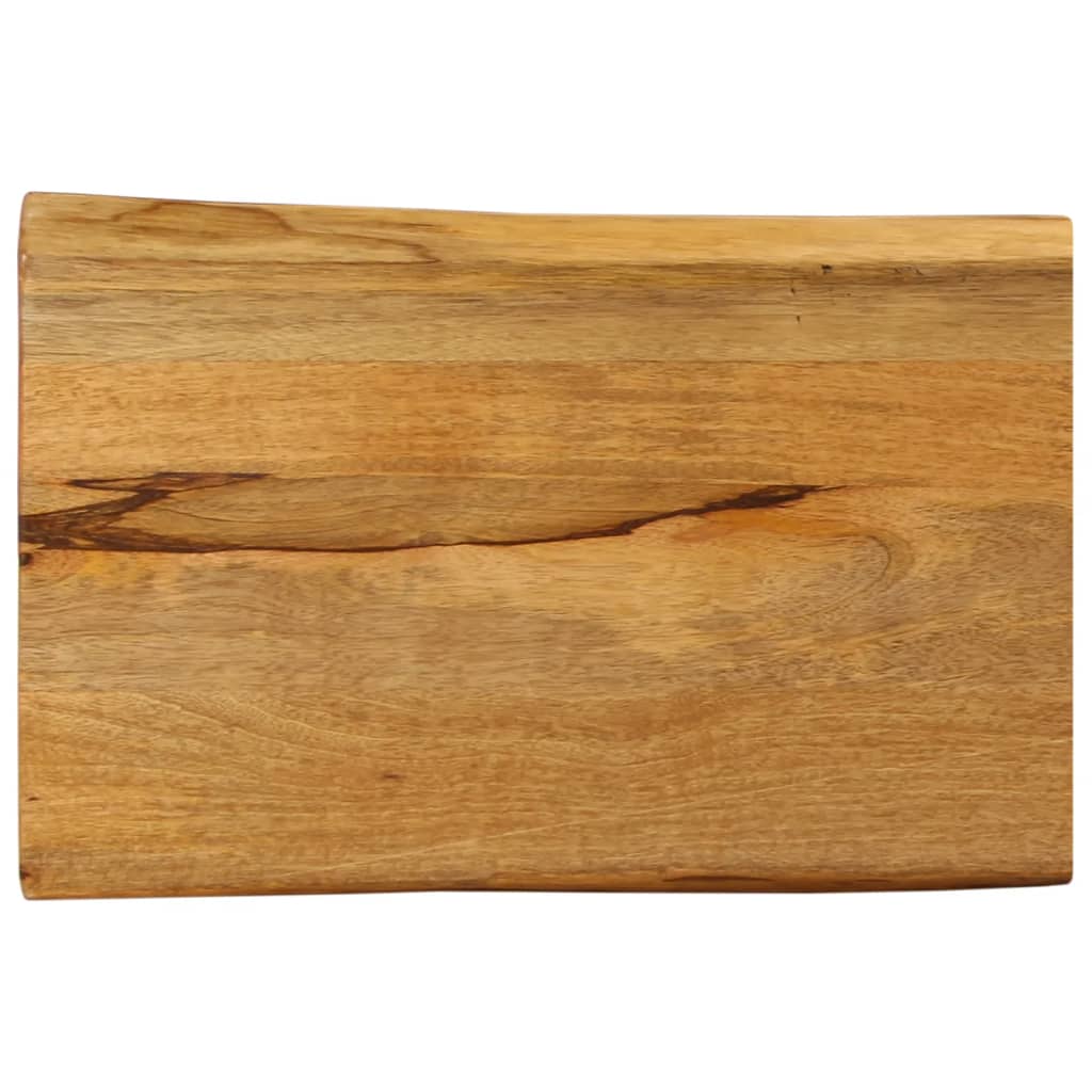 vidaXL Tafelblad met natuurlijke rand 70x40x3,8 cm massief mangohout