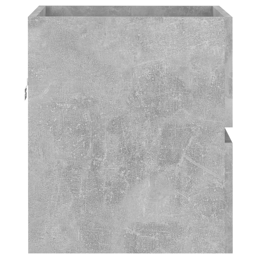 vidaXL Wastafelkast 41x38,5x45 cm spaanplaat betongrijs