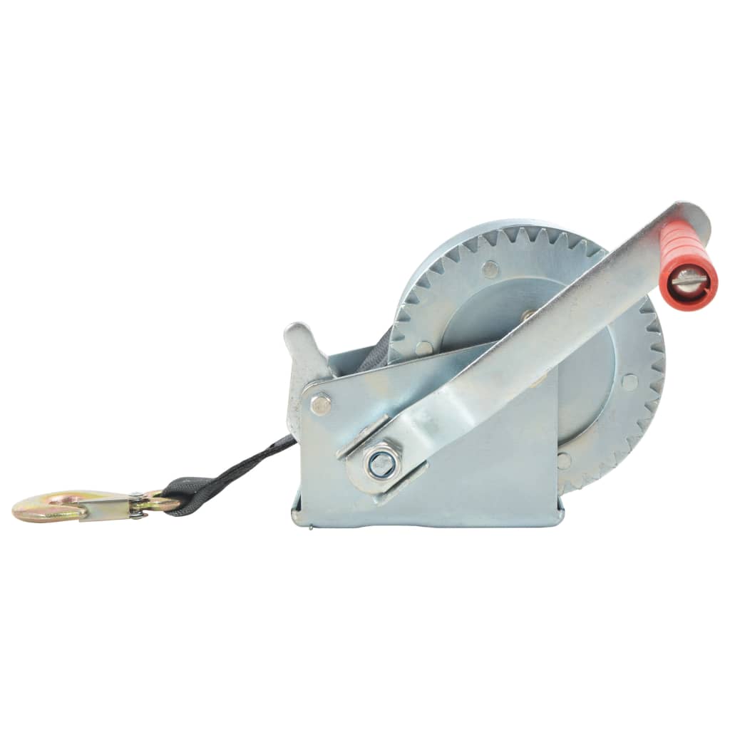 Ribitech 06563 Horizontal Hand Winch with Cable 4T